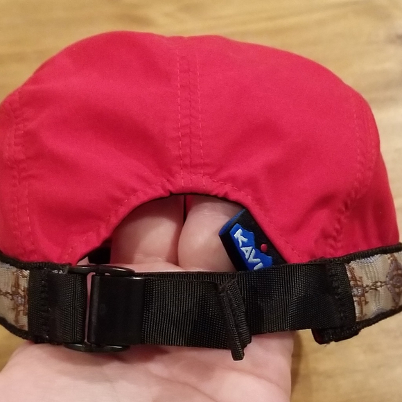 Kavu Hat Red Size S Adjustable Lightweight Outdoor Hiking Polyester Panel - Picture 9 of 9